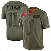 Nike Patriots 11 Julian Edelman 2019 Olive Salute To Service Limited Jersey Dyin,baseball caps,new era cap wholesale,wholesale hats